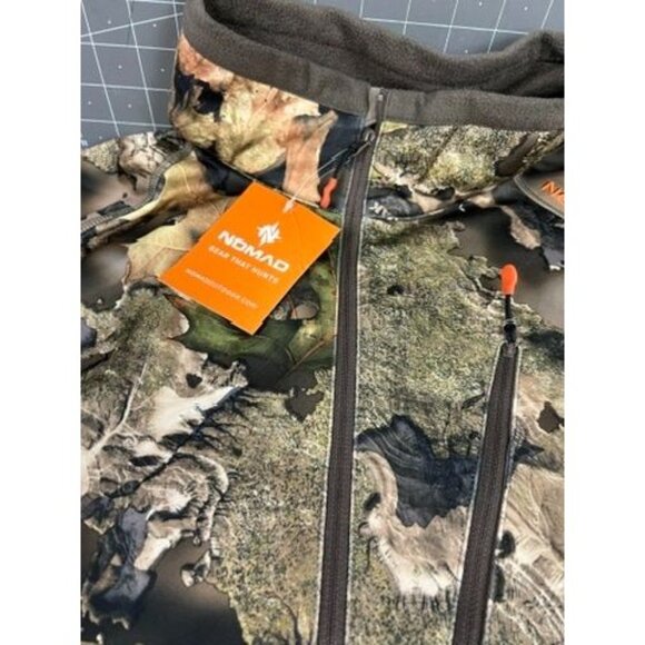 NOMAD Men's Utility Camo Half-Zip Hunting Shirt Mossy Oak Droptine Sz XXL NEW~~ - Picture 3 of 8